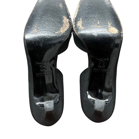 Vera Wang x Stuart Weitzman snip toe satin heels size 6 - Picture 6 of 6